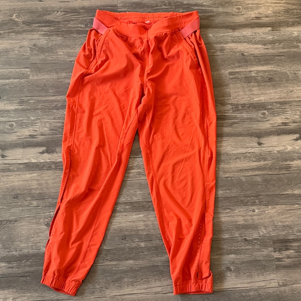 lululemon athletica Red Track Pants.